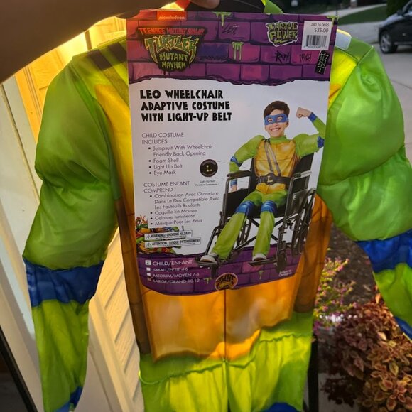 Large Wheelchair TMNT Ninja Turtle Halloween Costume - Picture 1 of 4